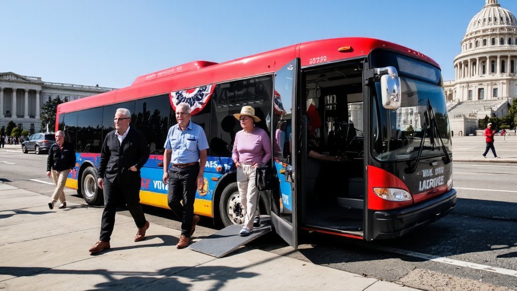 accessible buses timed transfers