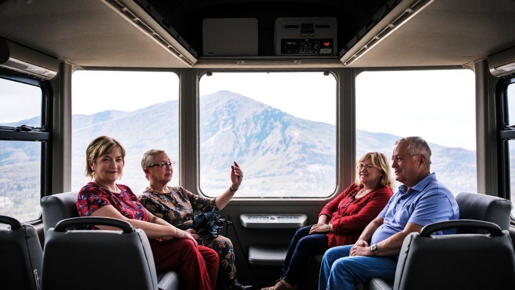 accessible low floor coach travel