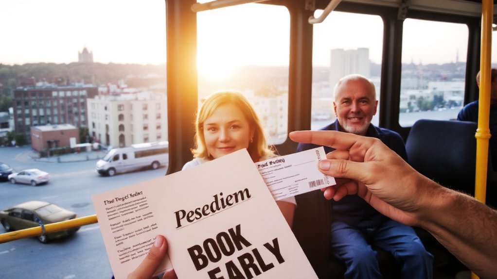 How Can Seniors Travel Cheaply: Money-Saving Bus Tour Tips book early set alerts