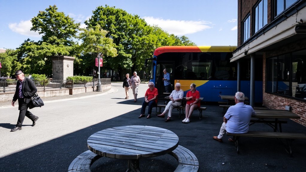 clean restrooms varied dining