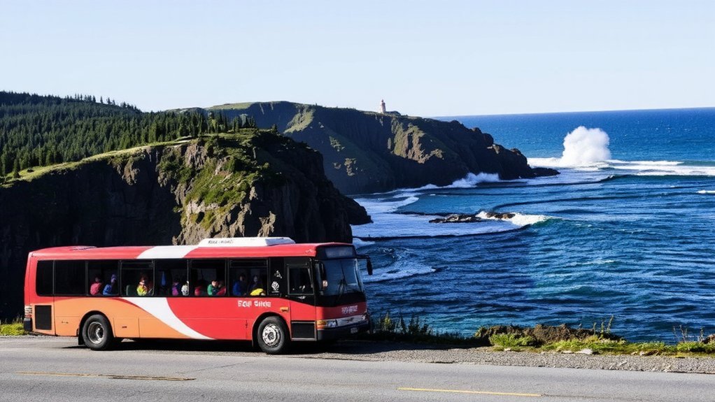 Senior Bus Tours Nova Scotia: Maritime Magic and Coastal Beauty cliffs parks towering sea stacks