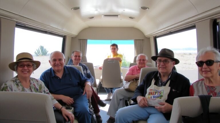 comfortable seniors coach trips