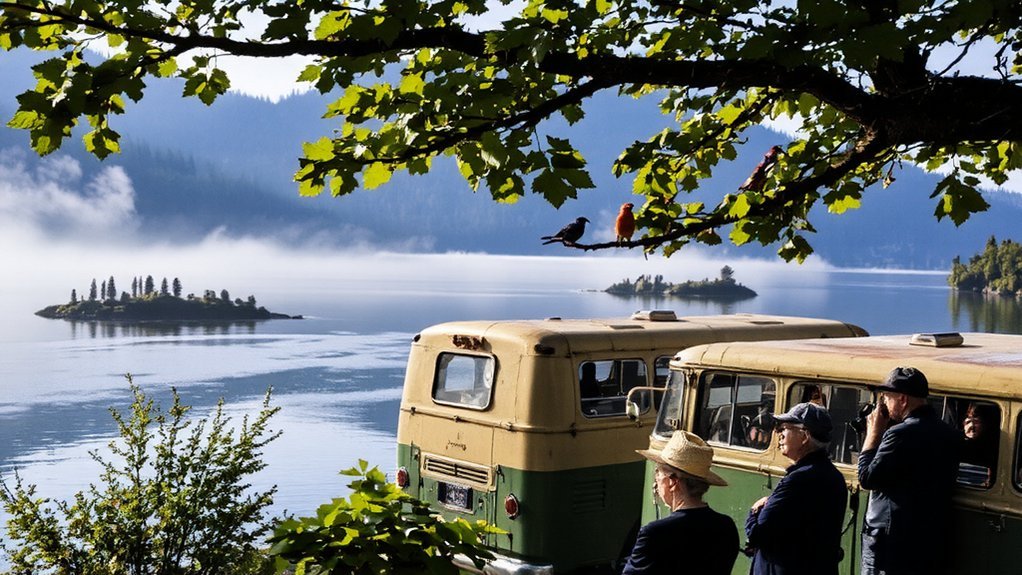 guided birdwatching campfire picnics