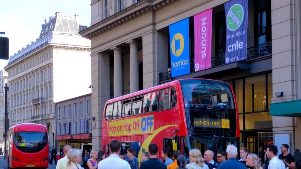 hop on bus boarding locations