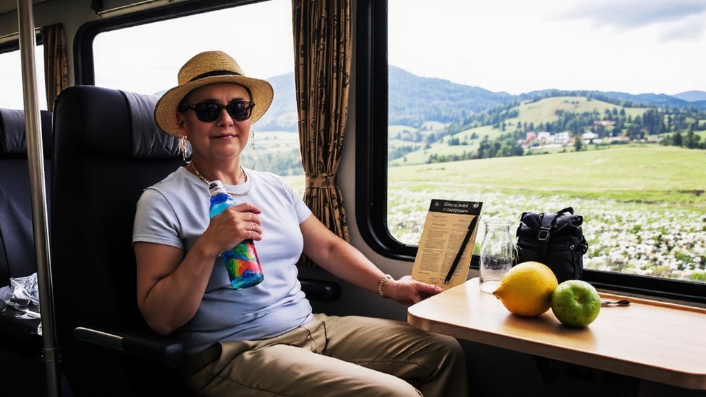 Tips for Bus Tours: Expert Advice for Senior Travelers hydrate balance electrolytes sanitize