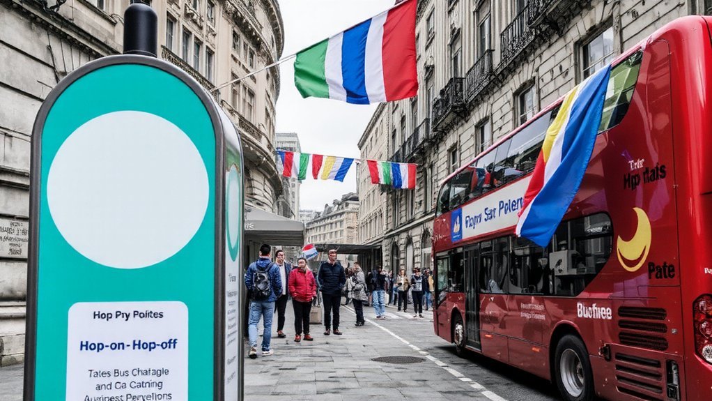 Where to Catch the Hop-On Hop-Off Bus: City Tour Guide kiosks and concierge pickup