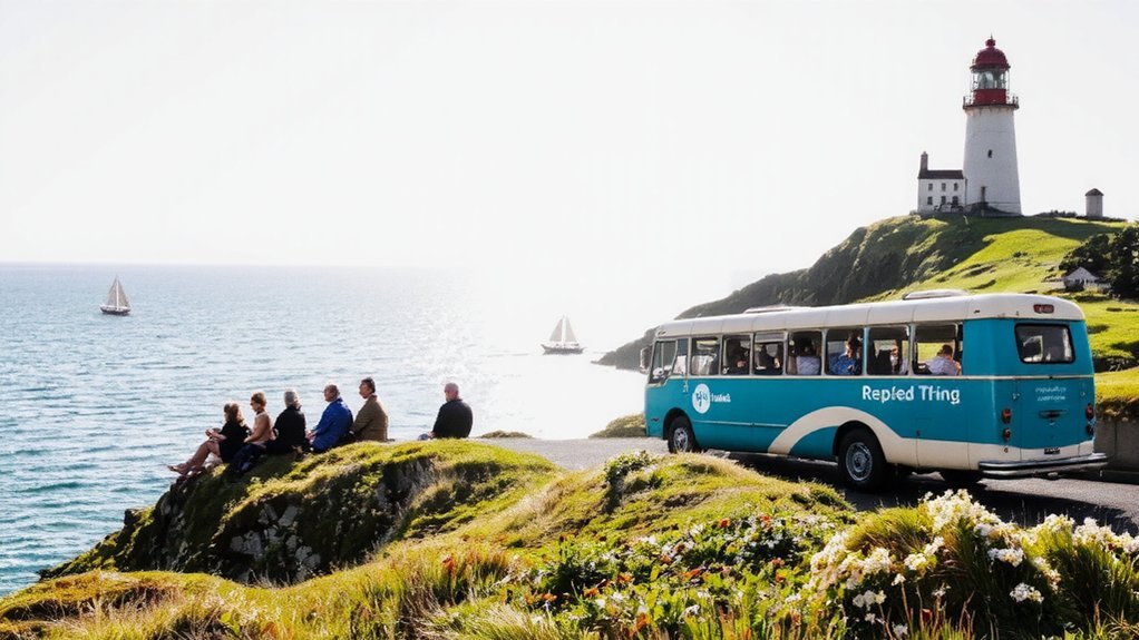 lighthouse bus coastal geology