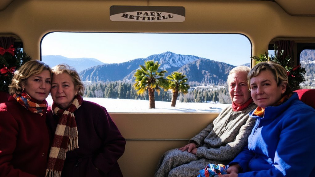 Winter Senior Bus Tours: Warm Weather Escapes and Holiday Getaways onboard entertainment and accessibility