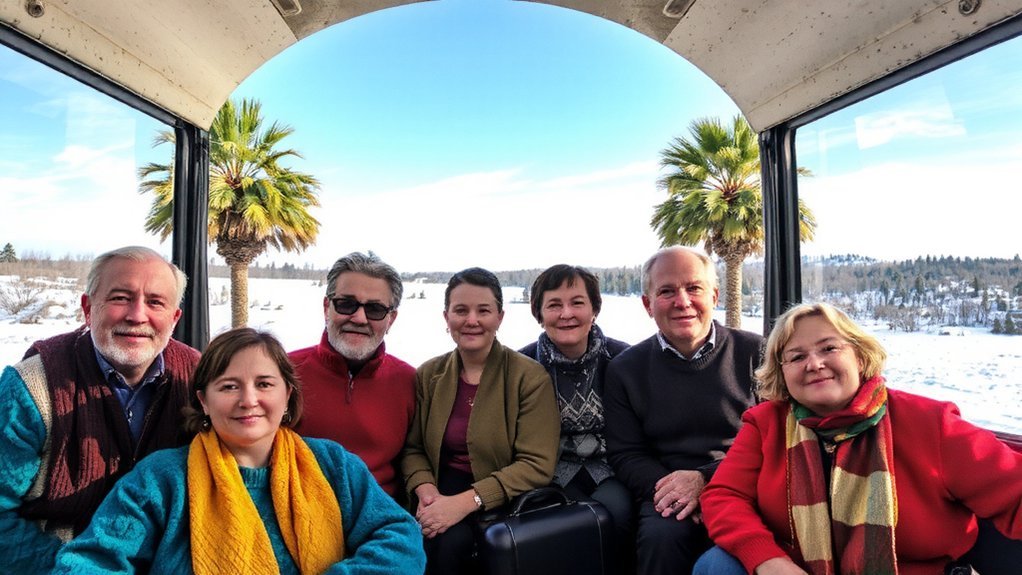 Winter Senior Bus Tours: Warm Weather Escapes and Holiday Getaways pack sunscreen meds documents