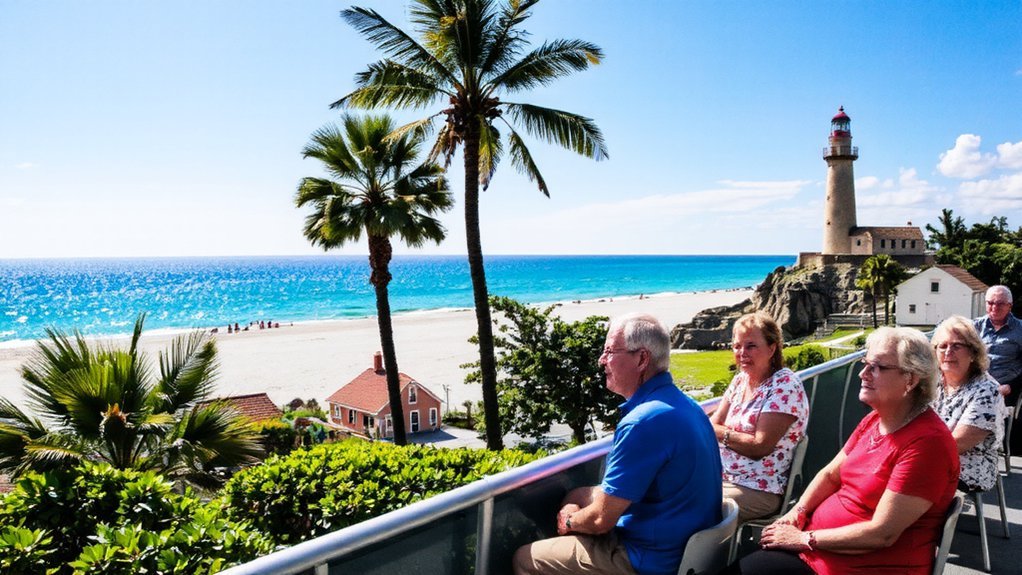 relaxing coastal marina dining