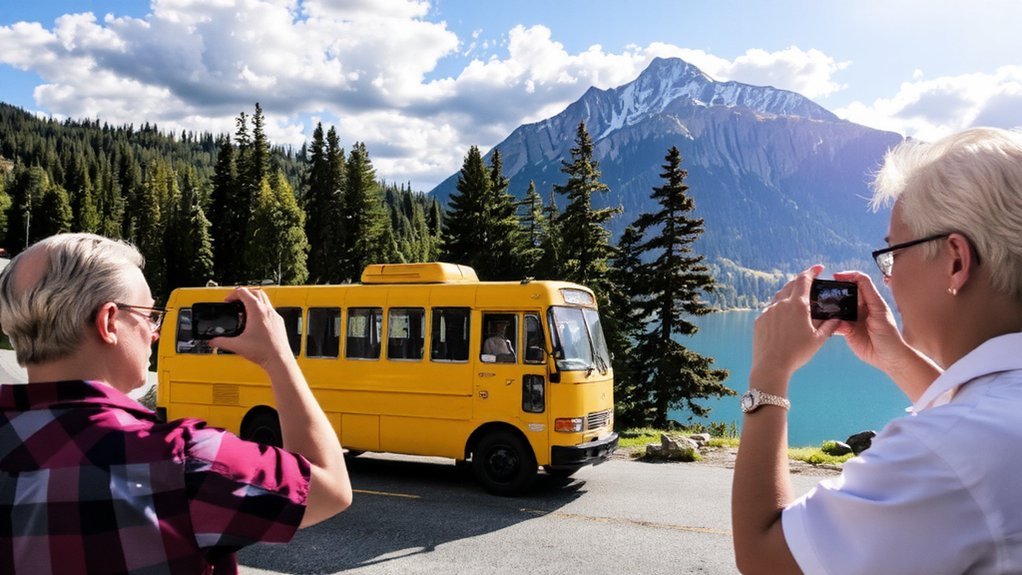 Senior Bus Tours From Calgary: Rocky Mountain Experiences rockies golden hour safe photography