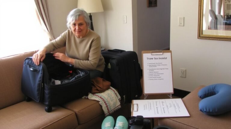 senior bus tour checklist