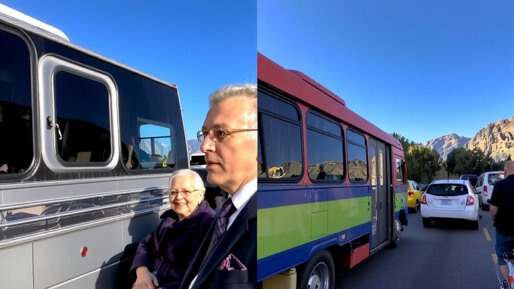 senior bus tour differences
