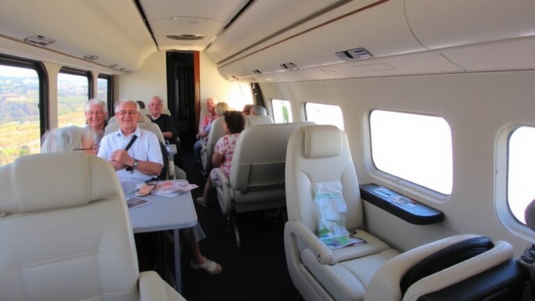 senior bus vs flying