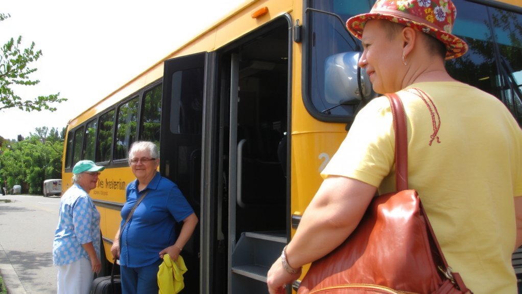 senior community bus trips