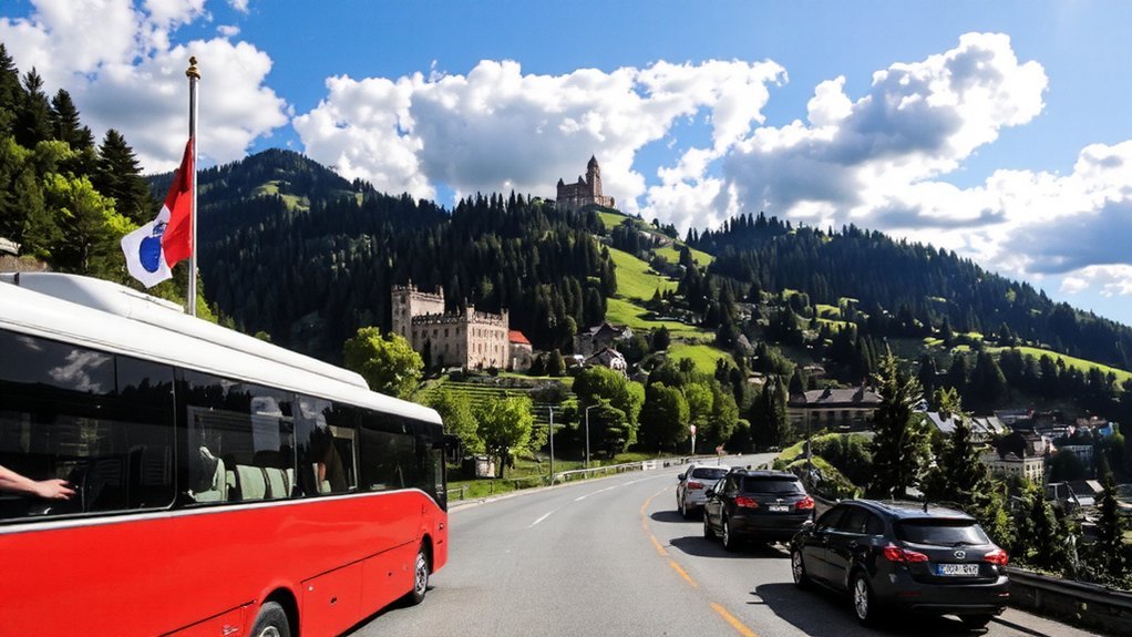 senior european scenic bus