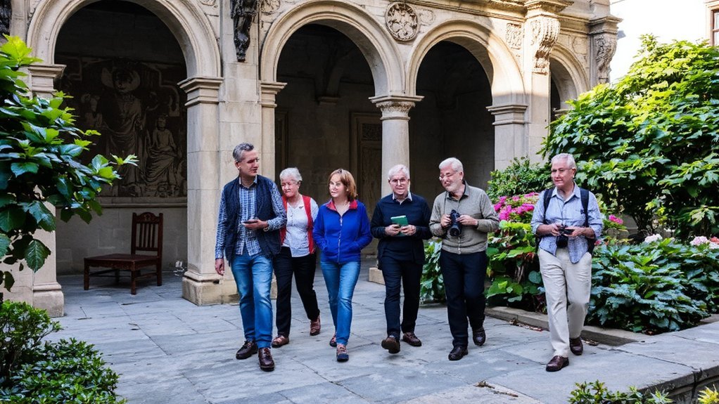 senior hands on historic tours