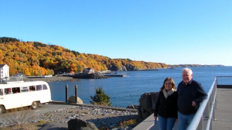 senior new england coastal autumn