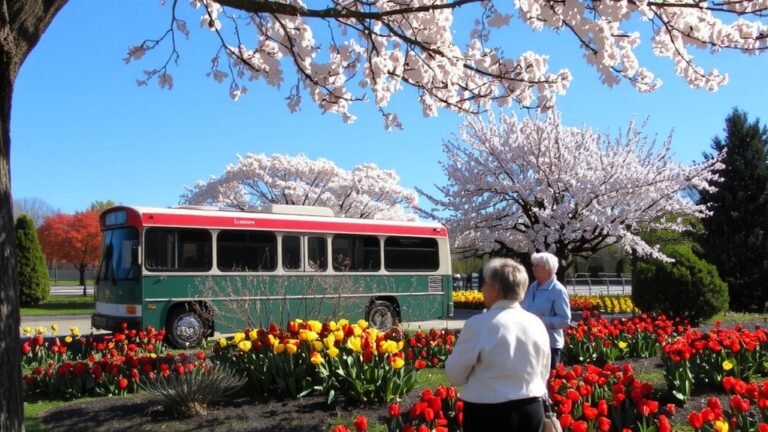 senior spring flower tours