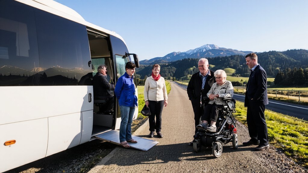 Coach Trips for Elderly: Accessible Travel Options spacious seating and assistance