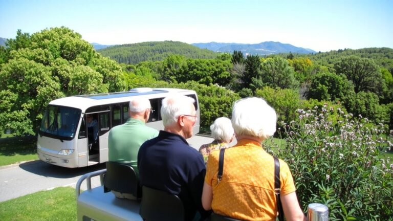 sustainable senior bus tours